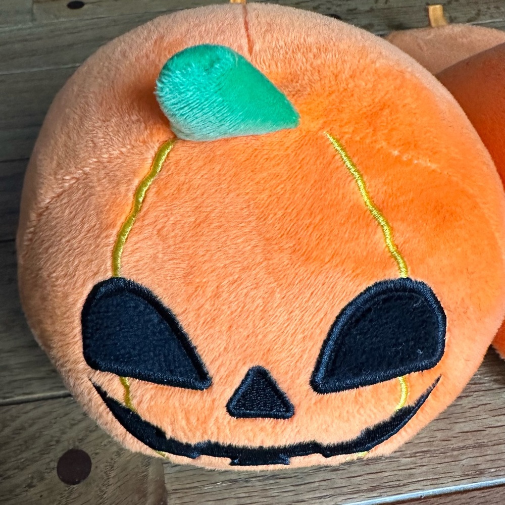 Slippers Jack’o Lantern Pumking Orange size L / XL - Picture 5 of 9